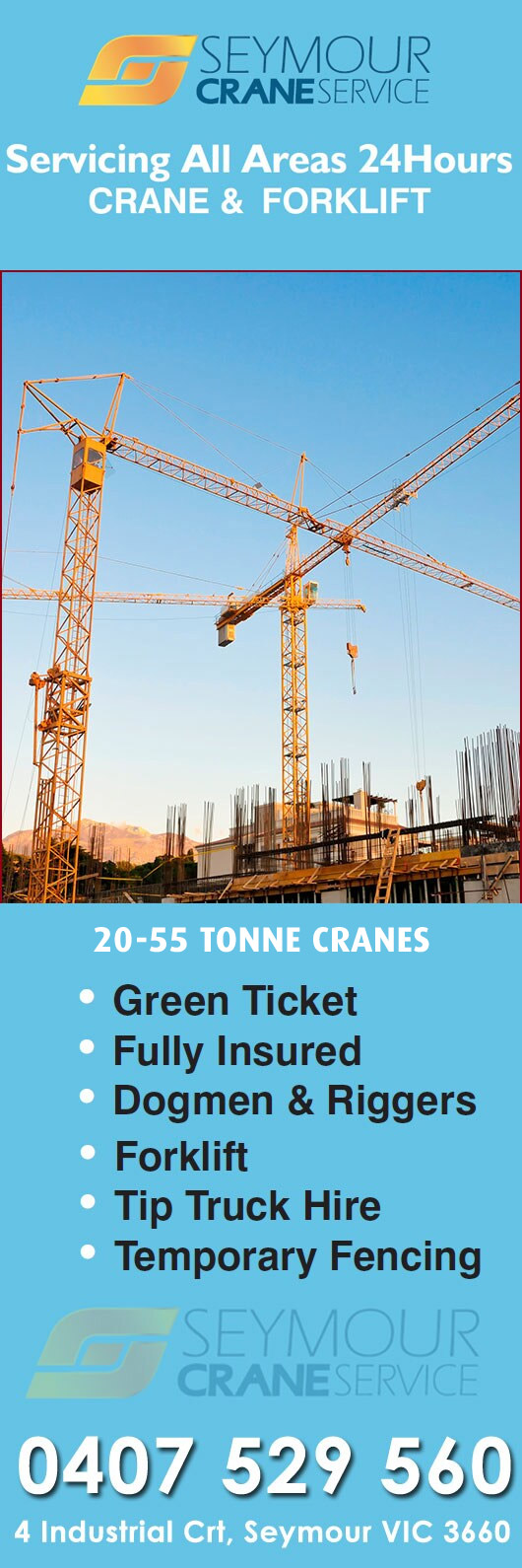 Seymour Crane Service