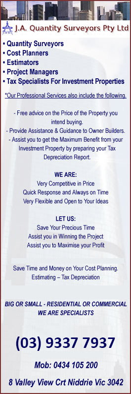 JA Quantity Surveyors Pty Ltd