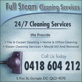 Full Steam Cleaning Services