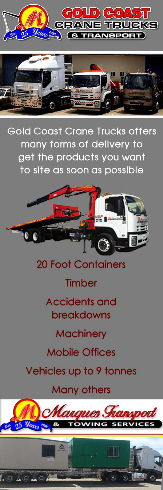 Gold Coast Crane Trucks & Transport
