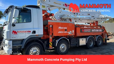 Mammoth Concrete Pumping Pty Ltd Hero Image