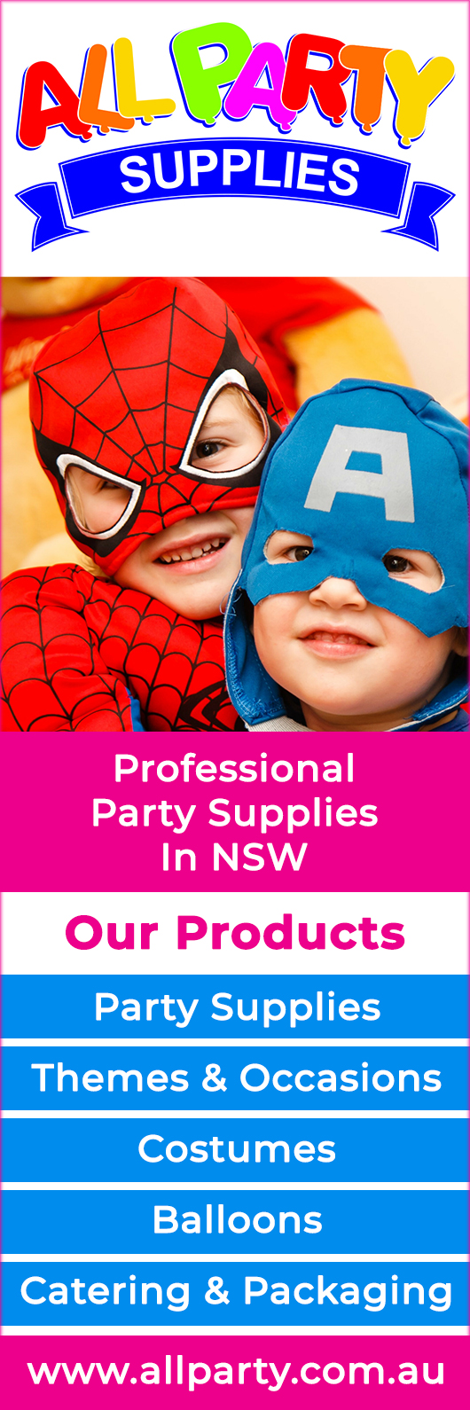 All party supplies