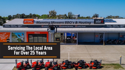 Manning Mowers BBQ’S & Heating Hero Image