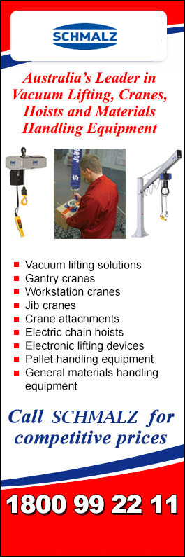 Schmalz Pty Ltd  Crane Manufacturers & Distribution