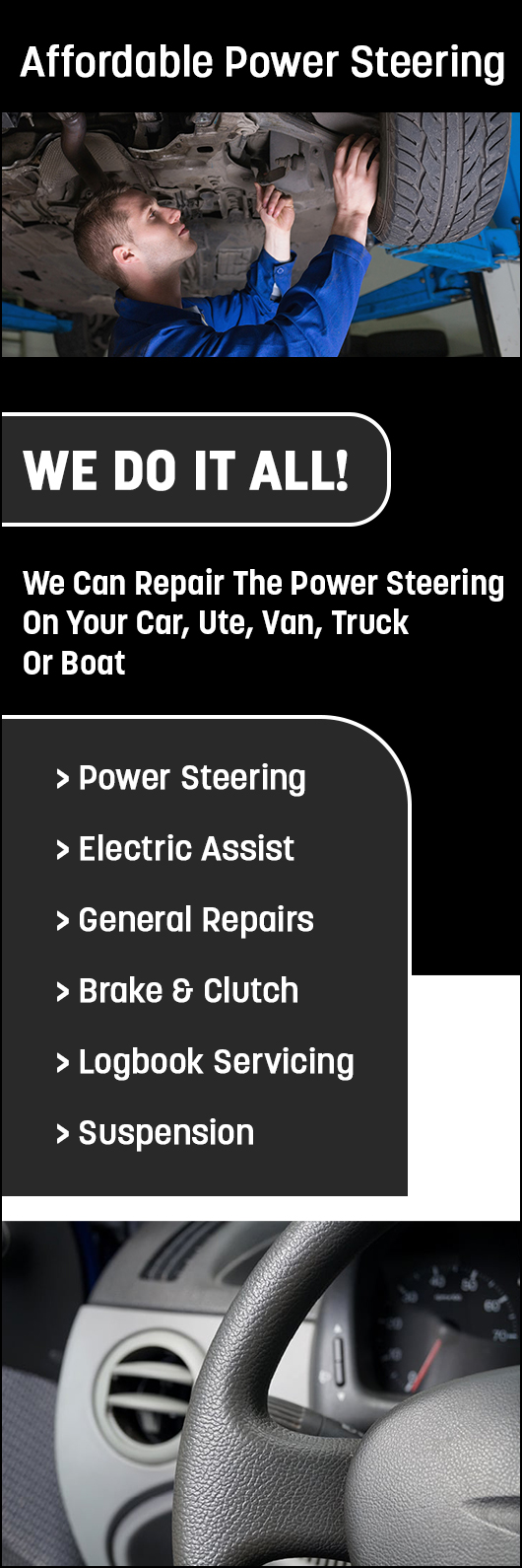 Affordable Power Steering
