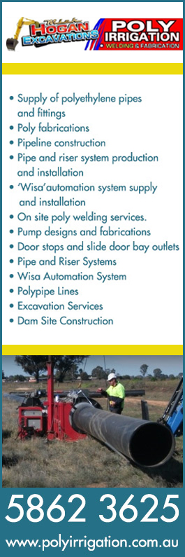 Mick Hogan Excavations Poly Irrigation