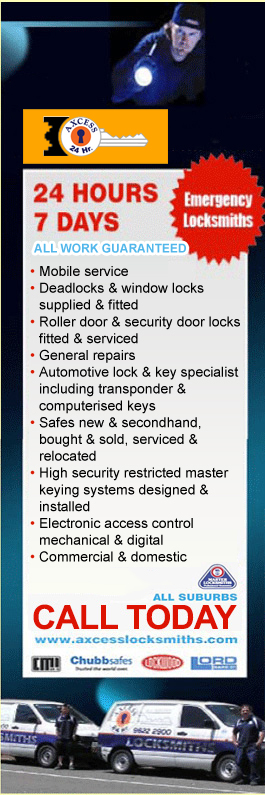 Axcess Locksmith and Safes Pty Ltd