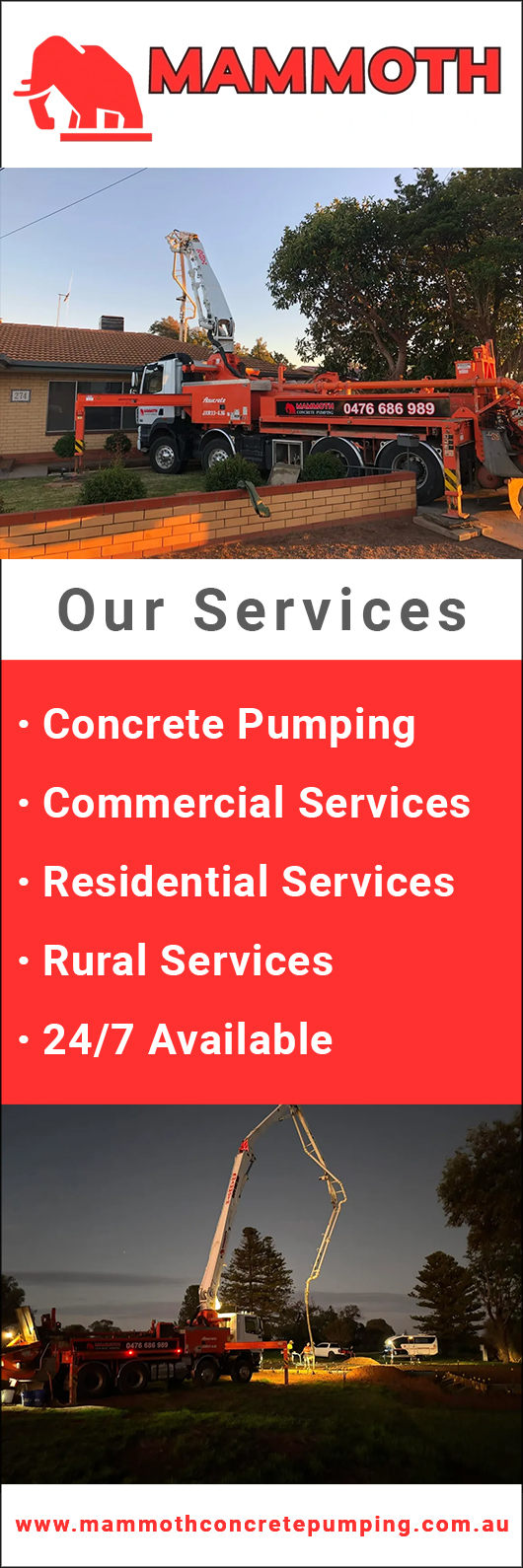 Mammoth Concrete Pumping Pty Ltd
