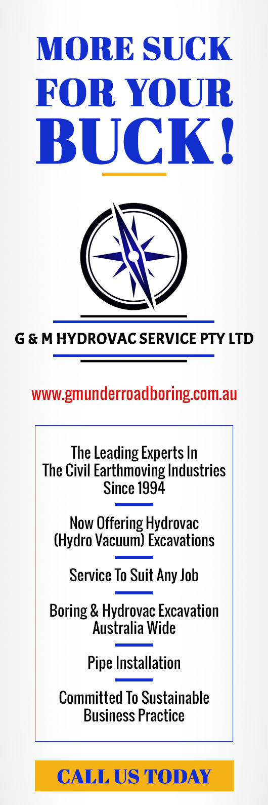 G & M hydrovac services Pty Ltd