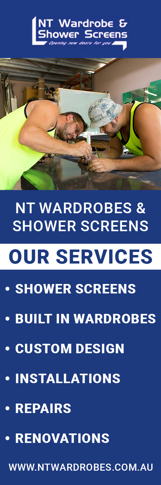N.T. Wardrobes & Shower Screens
