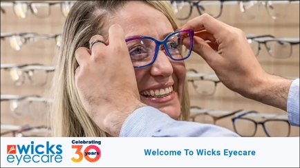 Wicks Eyecare Hero Image
