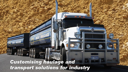 Dino's Bulk Haulage Hero Image