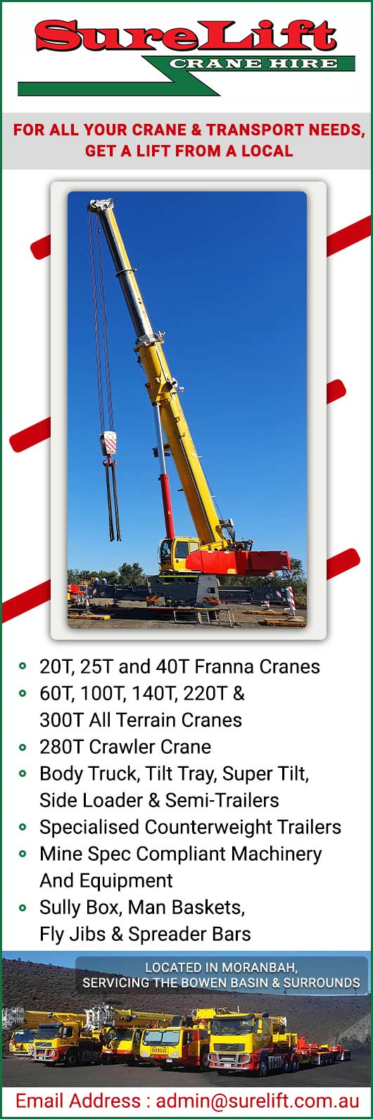 Surelift Crane Hire
