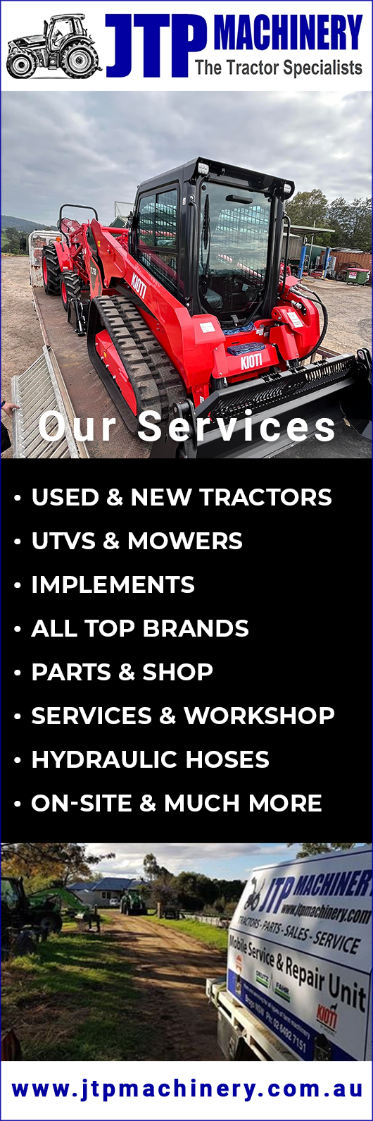 JTP Machinery Tractor Specialist