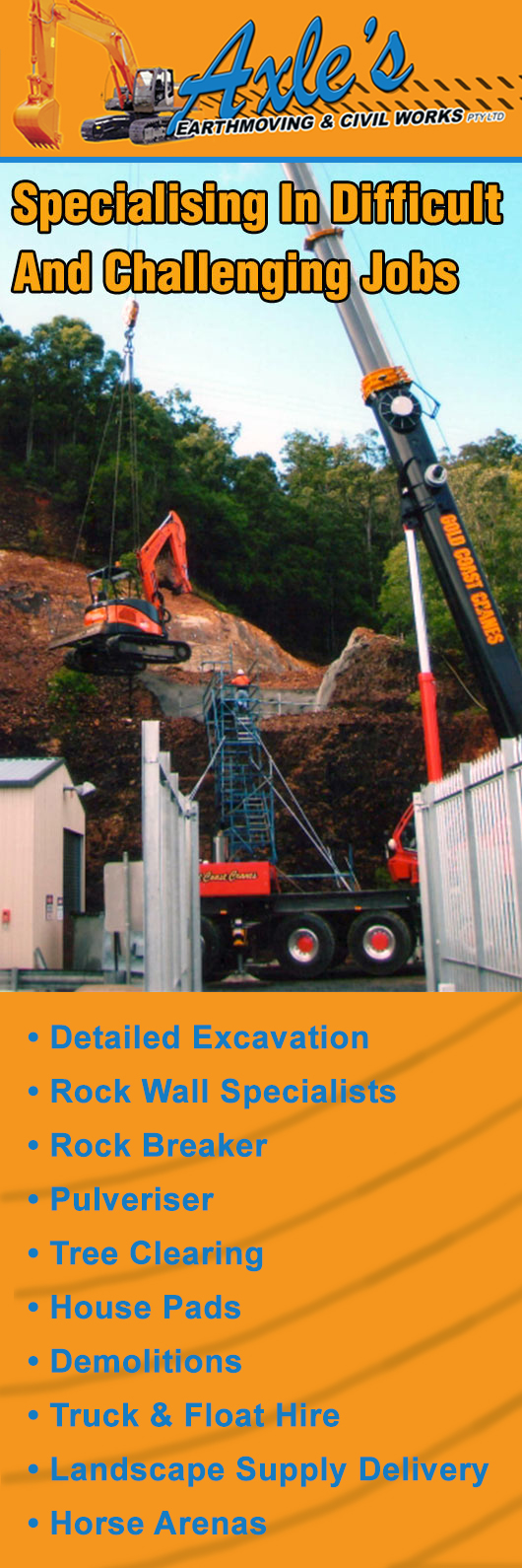 Axle's Earthmoving & Civil Works Pty Ltd