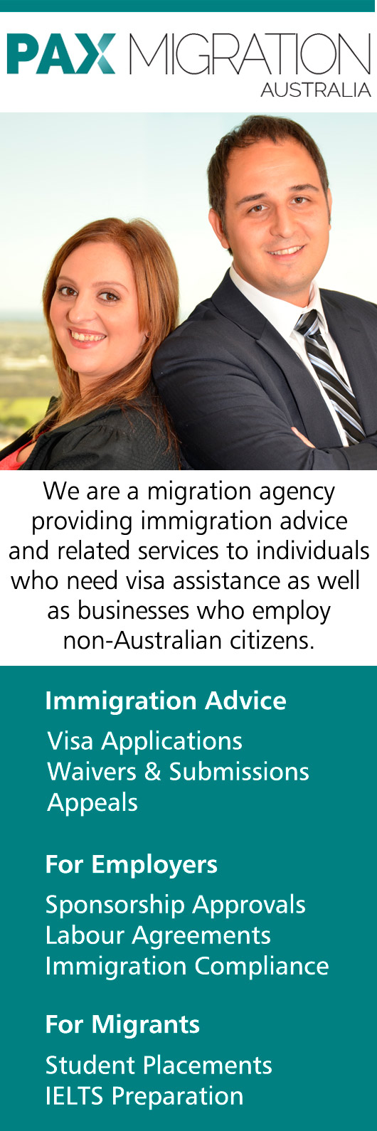 PAX Migration Australia