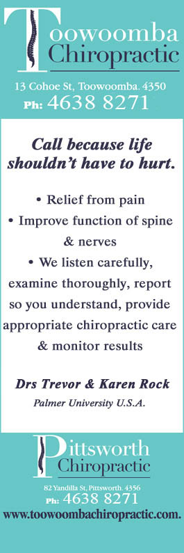 Toowoomba Chiropractic Centre.