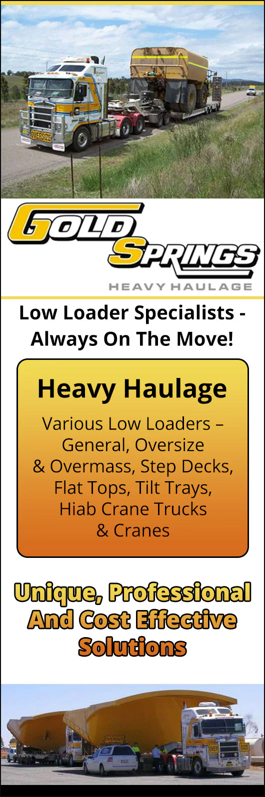 Goldsprings Heavy Haulage