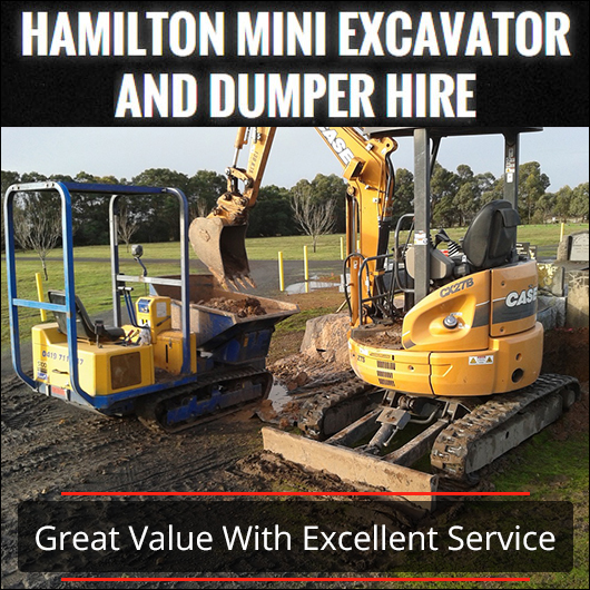 Hamilton Mini Excavator & Dumper Hire