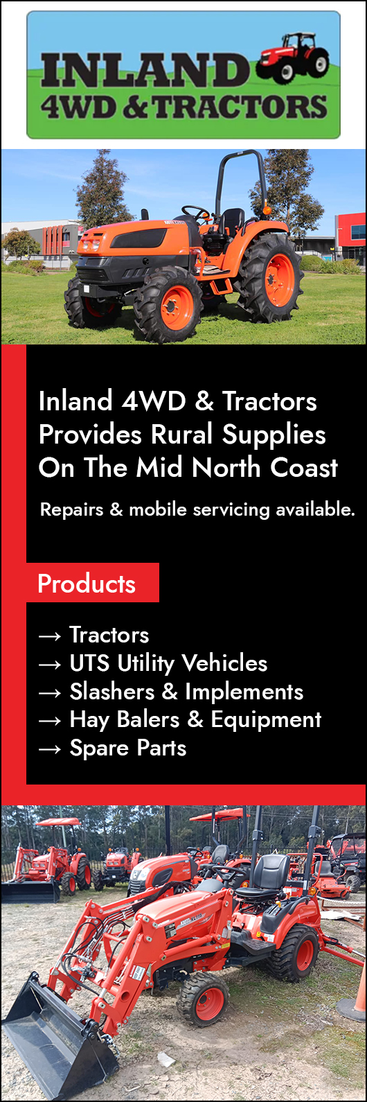 Inland 4WD & Tractors