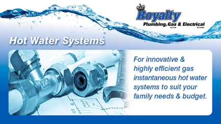Royalty Plumbing, Gas & Electrical Hero Image