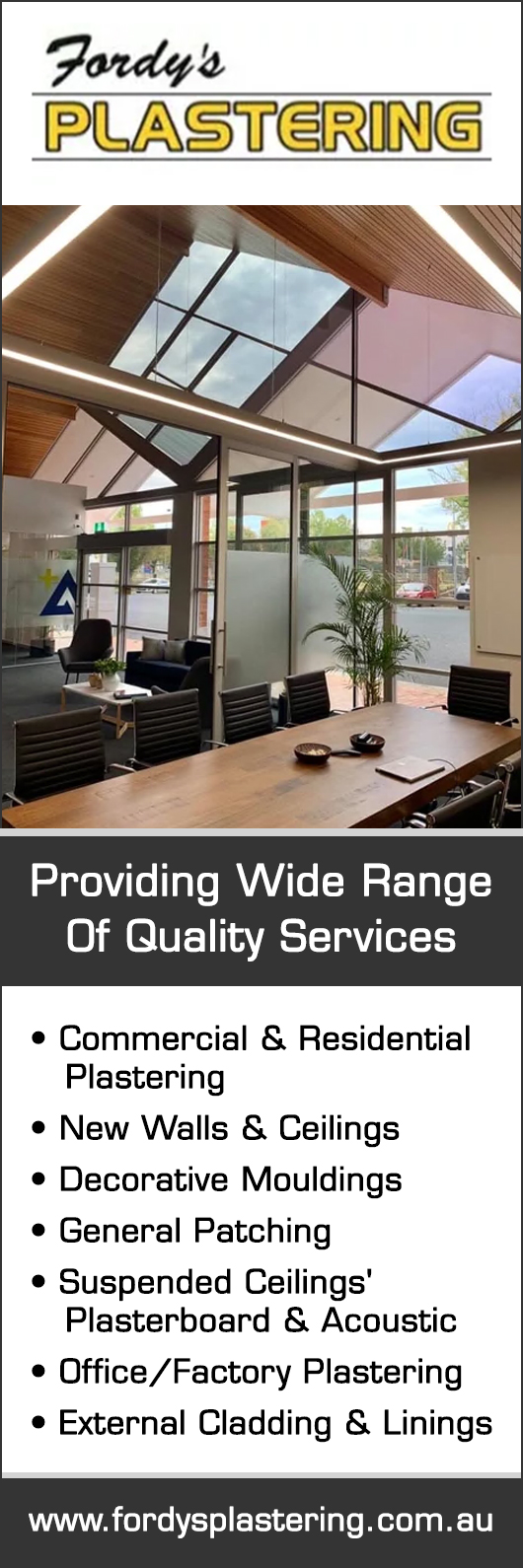 Fordy's Plastering Pty Ltd