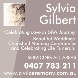 Sylvia Gilbert - Civil Marriage Celebrant