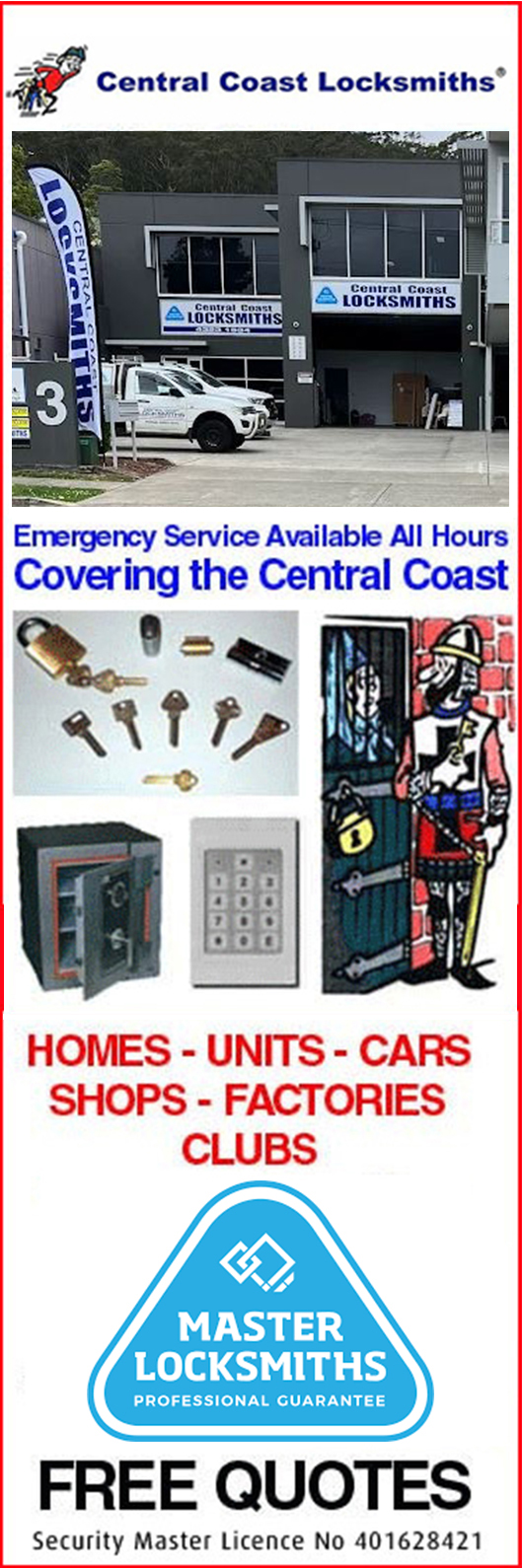 Central Coast Locksmiths