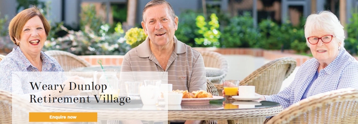 Weary Dunlop Retirement Village Hero Image