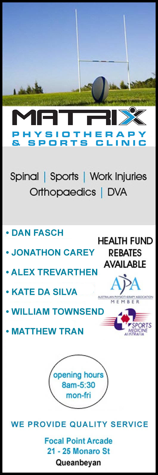 Matrix Physiotherapy & Sports Clinic