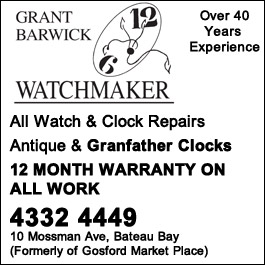 Grant Barwick Watchmaker