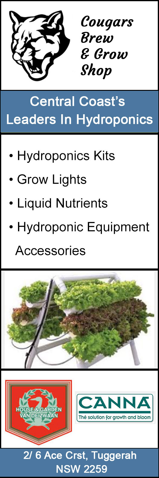 Cougars Brew & Grow Shop