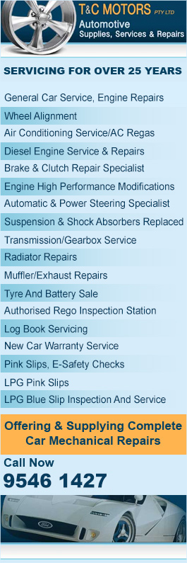T & C Motor Repairs Pty Ltd