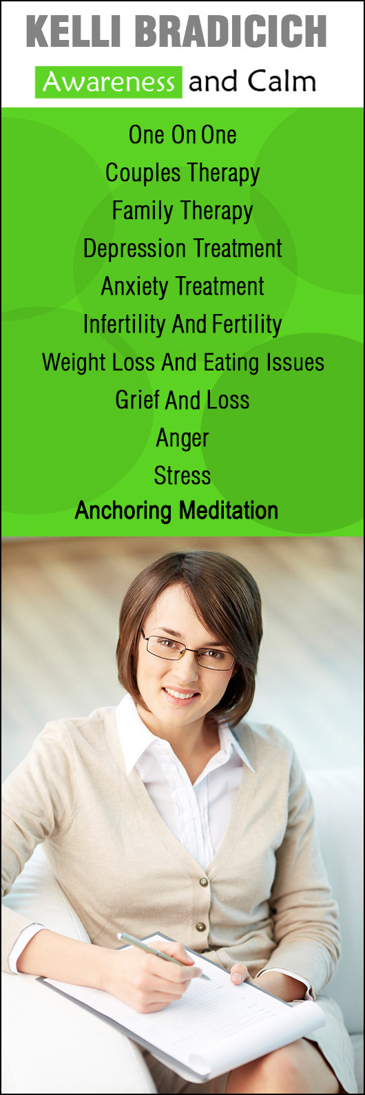 Awareness And Calm: Kelli Bradicich