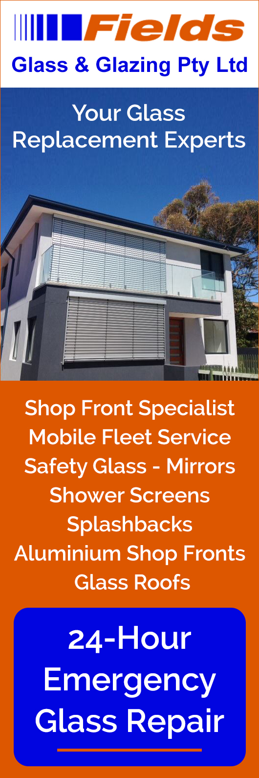 Fields Glass & Glazing Pty Ltd