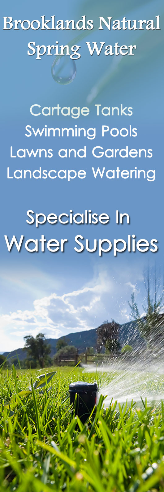 Brooklands Natural Spring Water
