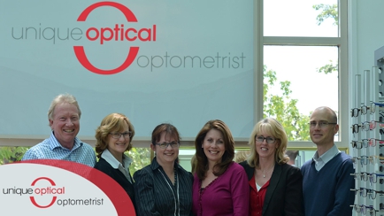 Unique Optical Optometrist Hero Image