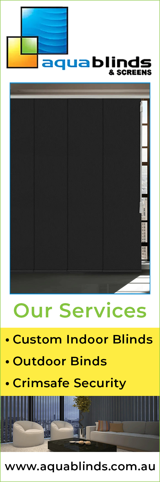 Aqua Blinds & Screens