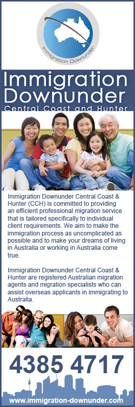 Immigration Downunder Central Coast & Hunter
