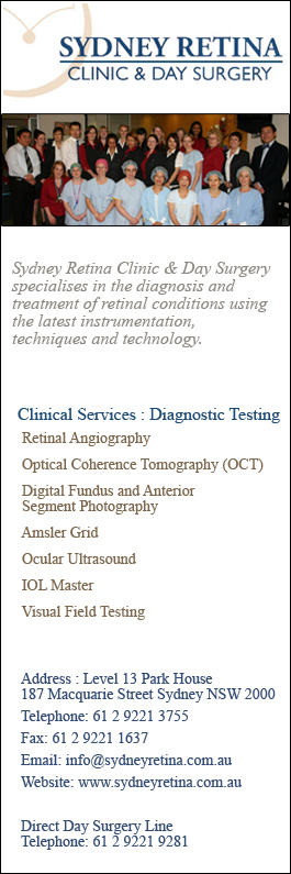 Sydney Retina Clinic & Day Surgery
