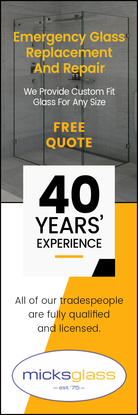 Mick's Glass & Glazing Service P/L
