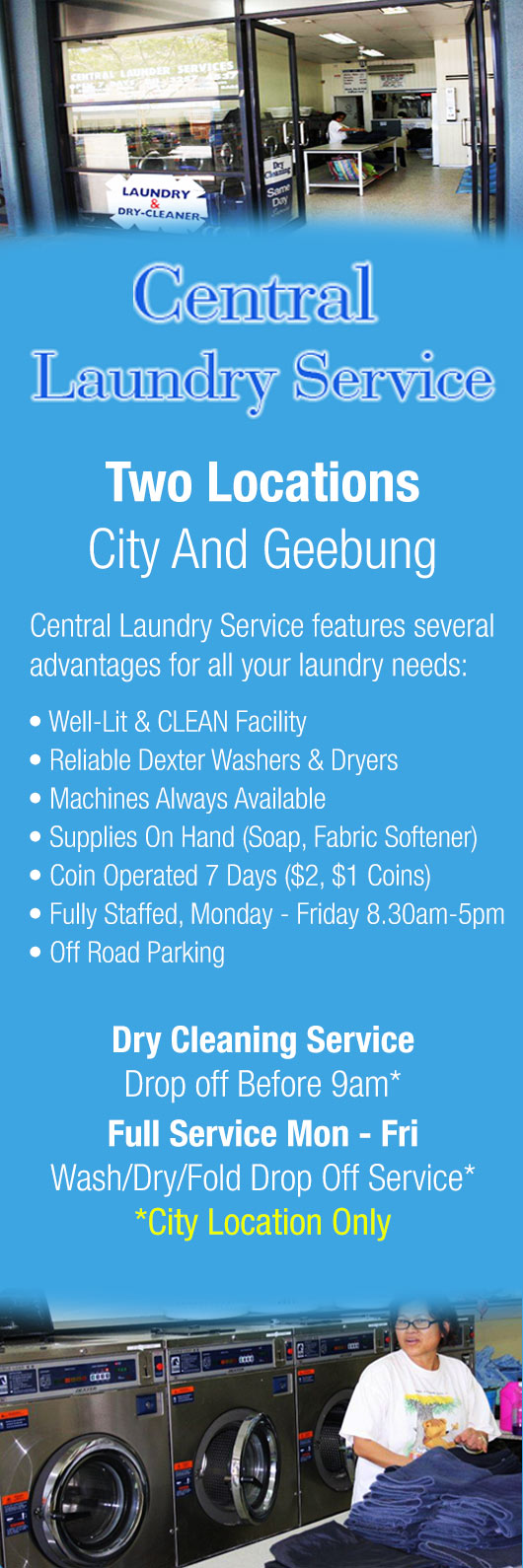 Central Laundry Geebung
