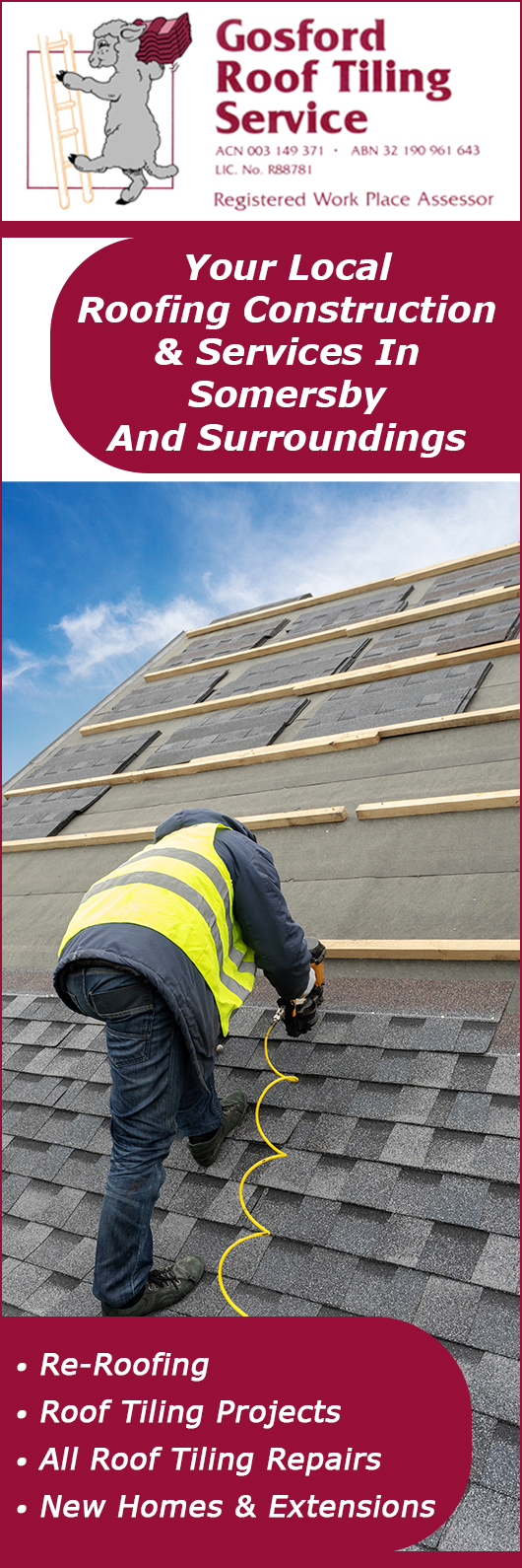 Gosford Roof Tiling Service