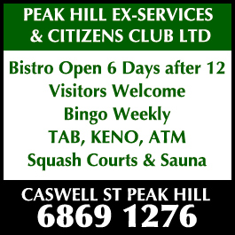 Peak Hill Ex-Services & Citizens Club Ltd