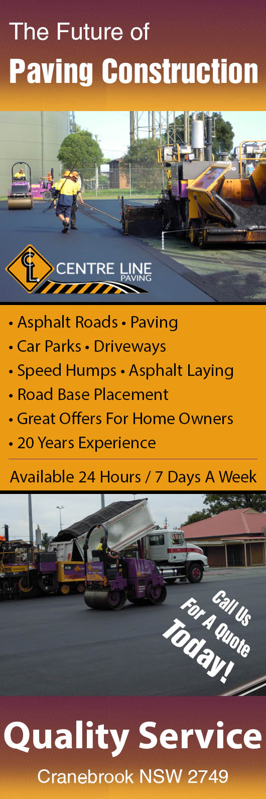 Centre Line Paving
