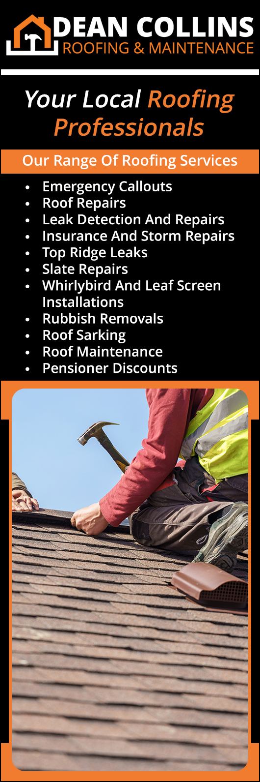 Dean Collins Roof Tiling & Maintenance Services