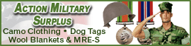 Action Military Surplus logo