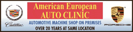 American European Auto Clinic logo