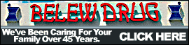 Belew Drugs logo