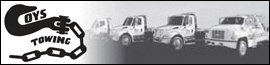 Coy's Towing logo